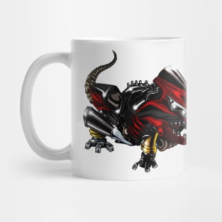 Kawasaki ZX14 Lizard Burgendy Mug